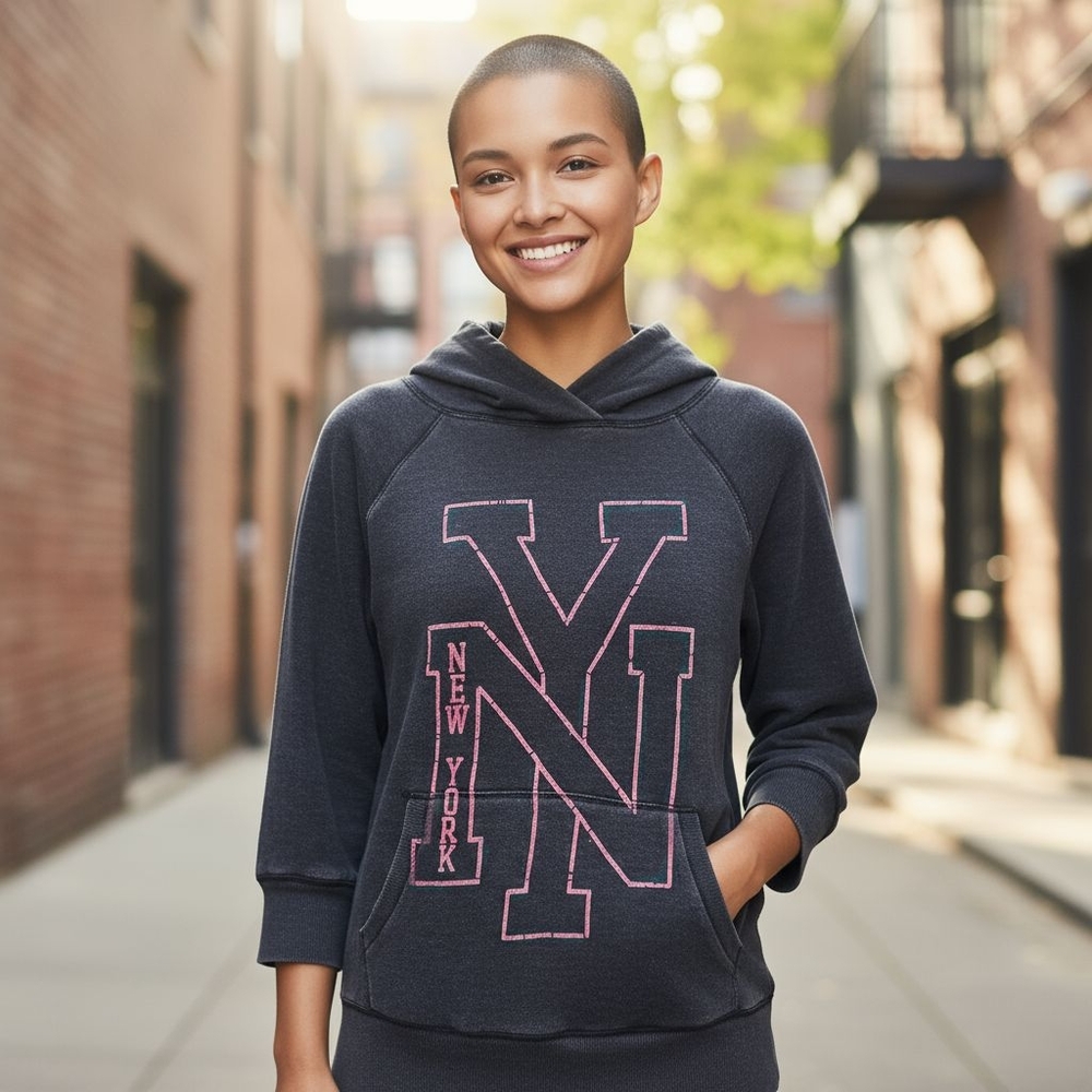 Old Navy NY Graphic Hoodie - Dark Gray